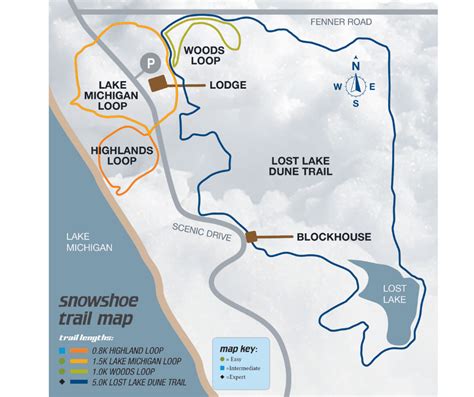 Snowshoeing - Muskegon Luge Adventure Sports Park