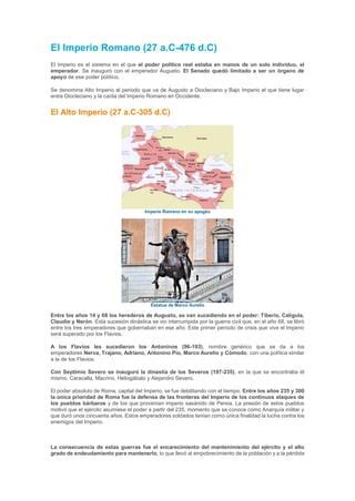 El Imperio Romano Pdf