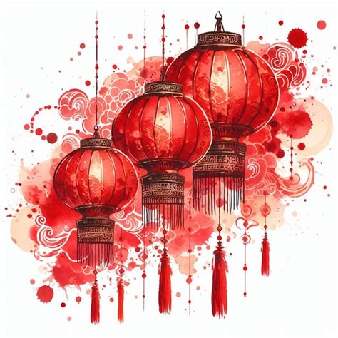 Premium Psd Chinese New Year 2024 Chinese Lanterns