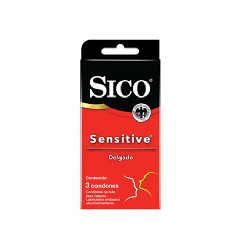 Pack De 12 Condón Sico Sensitive 3 Piezas Sico 3 Piezas Walmart En Línea