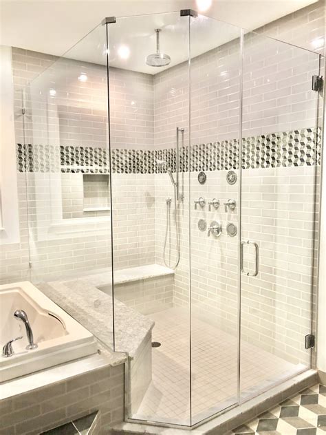 Neo Angle Frameless Showers Custom Shower Designs