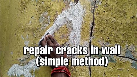 How To Repair Fix Cracks In Wall Simple Method Dr Fixit Crack