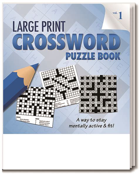 Bulk Crossword Puzzle Books Pages Large Font Dollardays