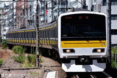 2nd Train 【jr東】 E231系a512編成東京総合車両センター入場回送の写真 Topicphotoid77753