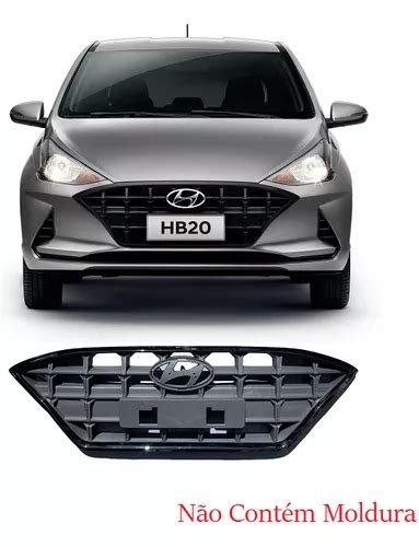 Grade Radiador Hb20 Sedan Hatch 2021 2023 S Friso Parcelamento Sem Juros