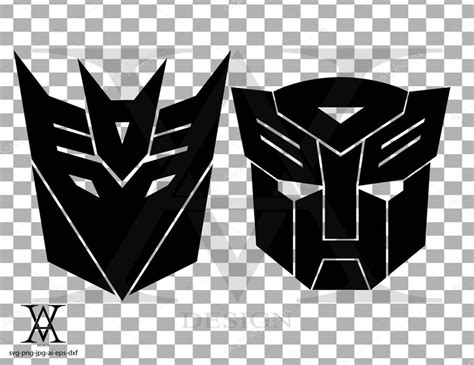 Transformers silhouette vector. INSTANT DOWNLOAD | Etsy