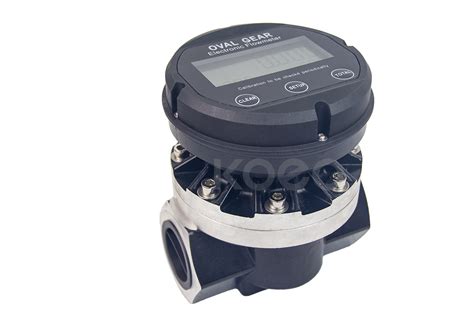 China Digital Electronic Oval Gear Flow Meter 1 Inch 1 5 Inch 2inch