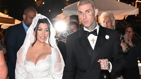 Kourtney Kardashian Ties The Knot With Travis Barker; Kim Kardashian, Kylie Jenner And Other ...