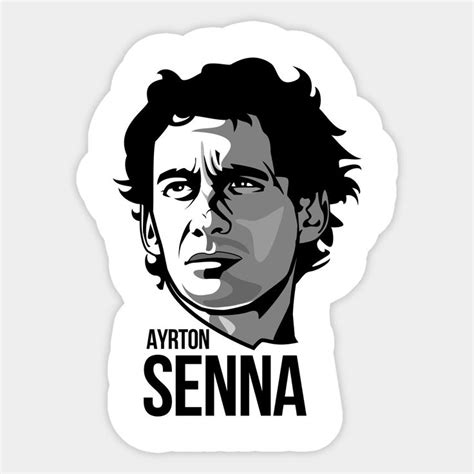 Ayrton Senna Classic Portrait By F Sloth In Classic Portraits