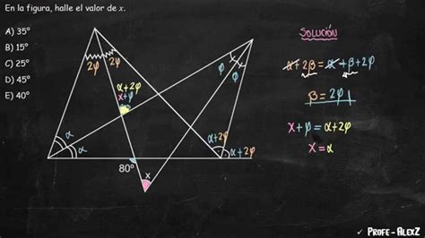 Pucp 16 Problemas De Triangulos Geometria Nivel Intermedio Youtube