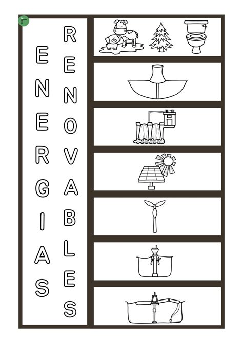 Genial lapbook para colorear y completar ENERGÍAS RENOVABLES