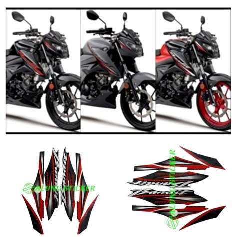 Jual STIKER STRIPING LIS LES BODY MOTOR SUZUKI GSX 150 BANDIT TAHUN