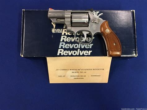 Smith Wesson 66 2 Comes W Factory Box Papers 357 Magnum