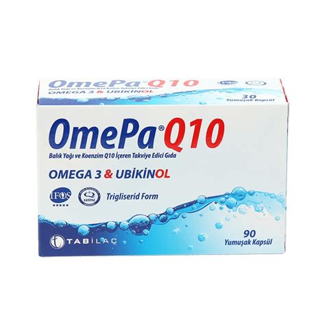Omepa-Q10 Omega 3 Ubiquinol Balık Yağı 90 Kapsül - 8680133000720 | Kozvit