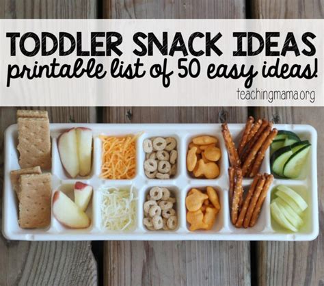 Toddler Snack Ideas