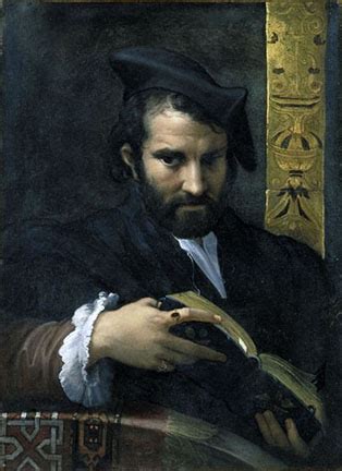 Portrait of a Man with a Book, 1524 - Parmigianino - WikiArt.org