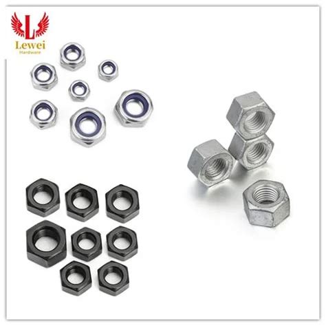 Din High Tensile Grade Carbon Steel M Hex Nut For Hex Bolt