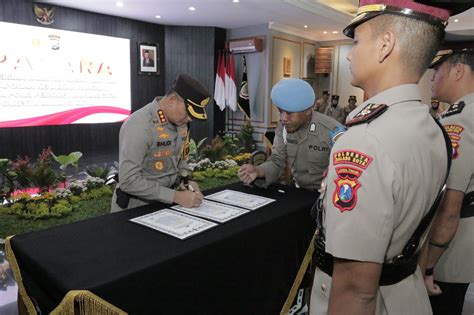 Kapolresta Malang Kota Pimpin Ukp Personil Sertijab Kasat Lantas