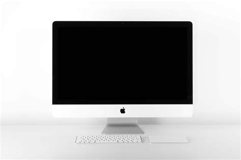 Free iMac Website Mockup (PSD)