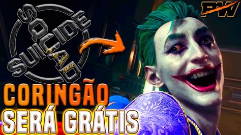 CORINGA JOGÁVEL como Conteúdo GRÁTIS em ESQUADRÃO SUICIDA Mate a Liga