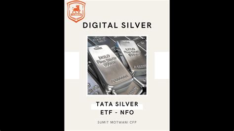 Tata Amc Silver Etf Digital Silver Investing Nfo Youtube