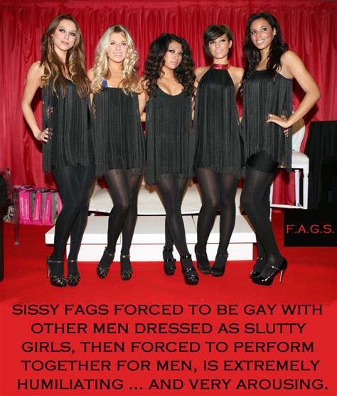 Sissy Fags Forced To Be Gay With Other Men Dressed F A G S Faggotry And Gender Sissification
