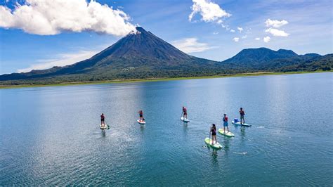 Stand Up Paddleboarding Costa Rica Lake Arenal YouTube