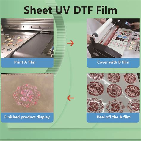 Digital Printing Gsticker Cold Transfer Uv Dtf Film Roll Uv Transfer