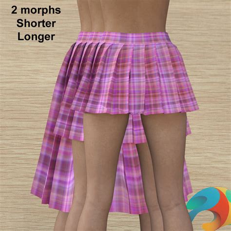 Pleated Skirt Dforce For G F Daz Content By Guy