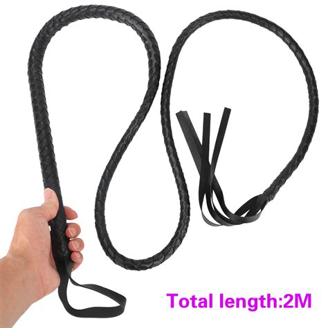 2m Long Sex Whip Pu Leather Spanking Paddle Sex Tools For Couples Women Men Erotic Toys Adults