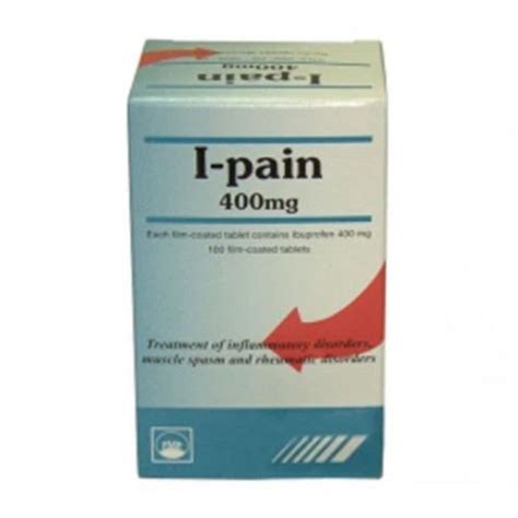 Thuốc Giảm đau Kháng Viêm I Pain 400mg Hộp 10 Vỉ X 10 Viên Medigo