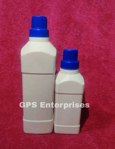 Hdpe Screw Cap Liquid Detergent Plastic Bottle Use For Storage