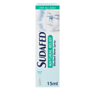 Sudafed Sinus Ease Nasal Spray 0 14ml 15ml Sudafed Cough Cold