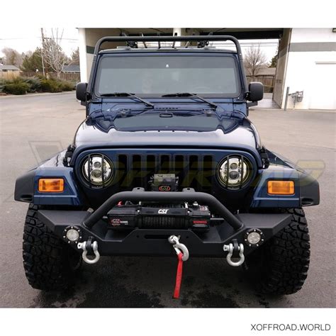 Bumper, Front, Black, Extreme Duty, Jeep Wrangler TJ & YJ XOFB005 - X ...