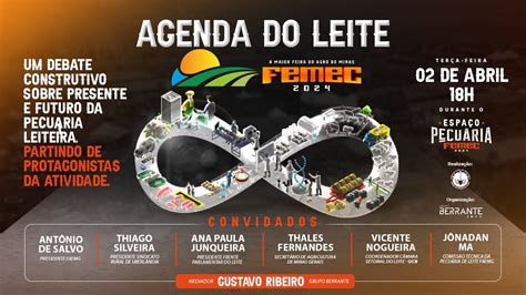 Transmiss O Ao Vido Femec Agenda Do Leite Youtube