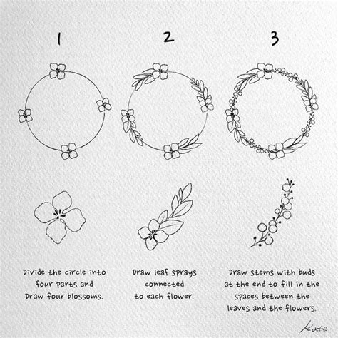 The Instructions For How To Make An Easy Flower Crown With Flowers And Leaves On Each Side