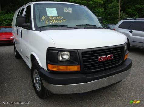 2005 Summit White Gmc Savana Van 3500 Cargo 31478147 Photo 4