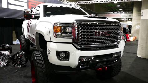 Custom Gmc Sierra Denali Hd Custom Truck Tis Forged Wheels 2017 La