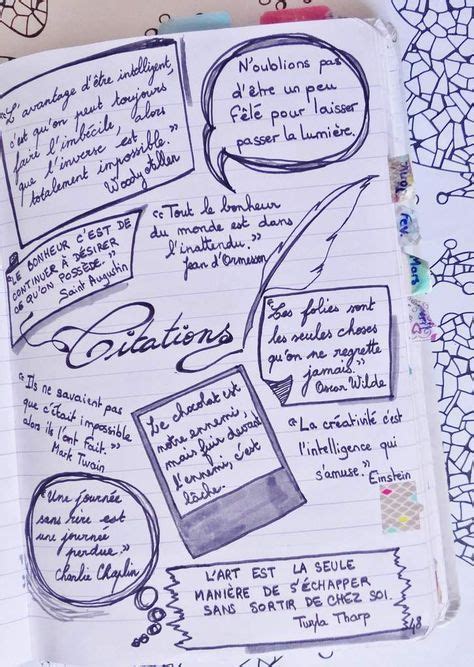 Mes citations préférées Tiph s Bullet Journal Idées de journal