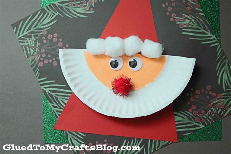 Paper Plate Santa Craft