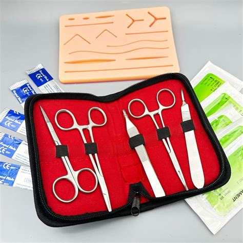 Kit para treinamento de sutura pele sintética Medical Estetoscópios