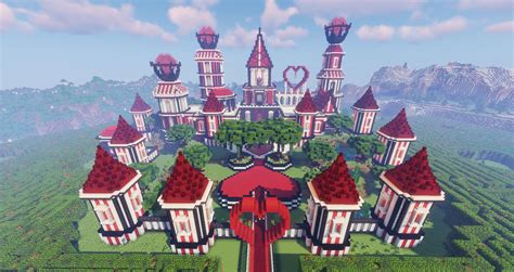 Minecraft Heart Castle