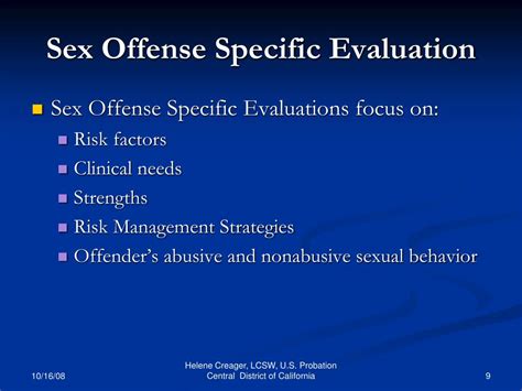 Ppt Sex Offender Treatment Us Probation Central California Powerpoint Presentation Id