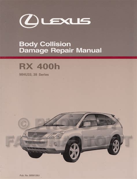 Lexus Rx H Body Repair Shop Manual