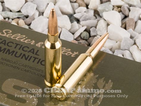 Creedmoor Ammo Sellier Bellot Grain Full Metal Jacket Boat