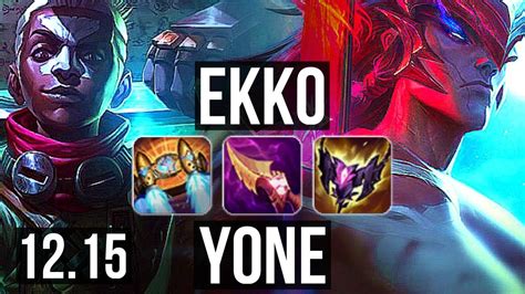 Ekko Vs Yone Mid M Mastery Legendary Games Na