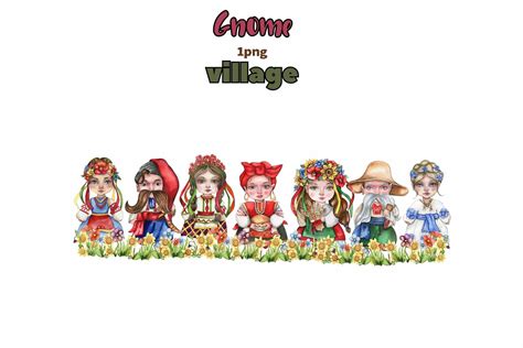 Gnome Village Graphic by ArtsByLeila · Creative Fabrica