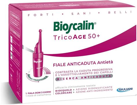 BIOSCALIN TRICOAGE 50 DONNA 10 Fiale Anticaduta 1 MESE DI