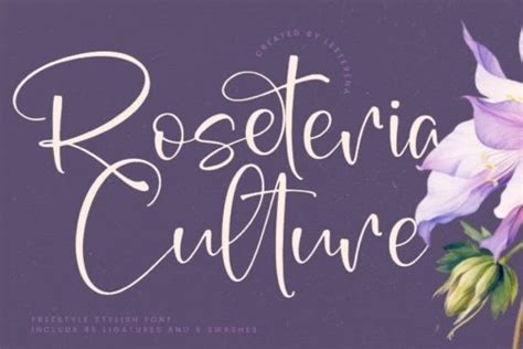 Roseteria Culture - FREE Fonts Download
