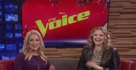 Kate Kalvach from NBC's 'The Voice' visits KFOR